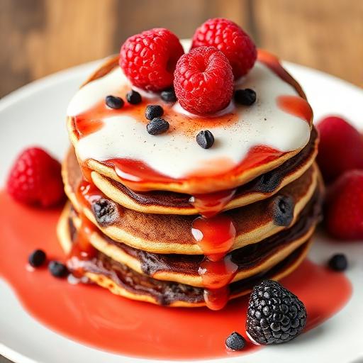 Berry Blast Protein Pancakes