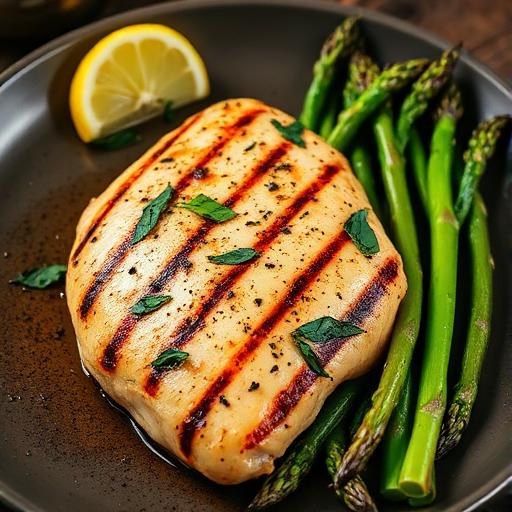 Grilled lemon herb chicken
