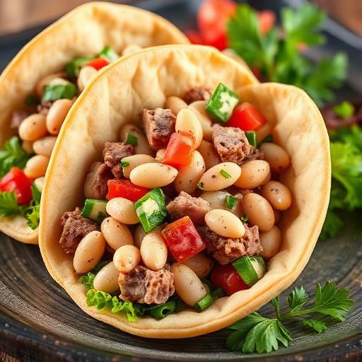 Tuna and white bean salad